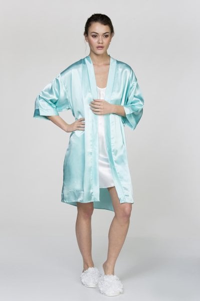 Bridesmaid Mint Yeşili Sabahlık