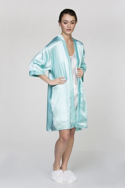 Bridesmaid Mint Yeşili Sabahlık