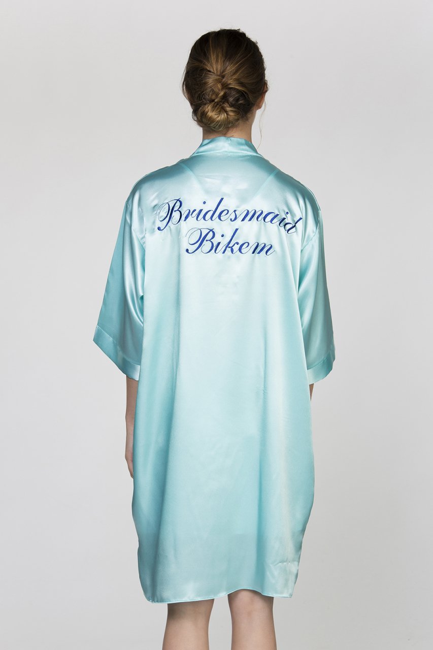 Bridesmaid Mint Yeşili Sabahlık