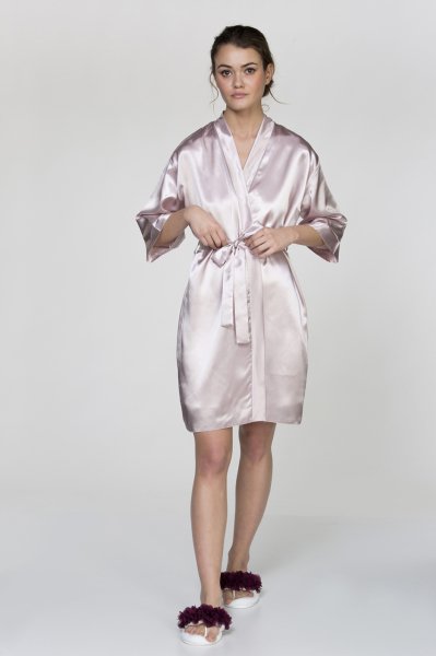 Bride  Nakışlı Sabahlık