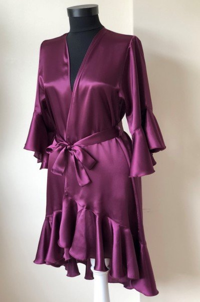 Mürdüm Volanlı Sabahlık