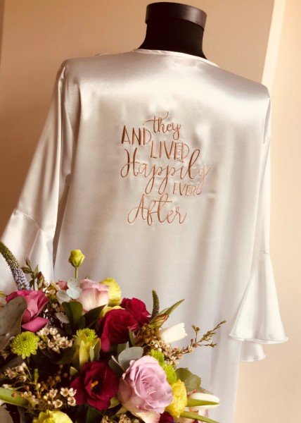 Volanlı Gelin Kimonosu