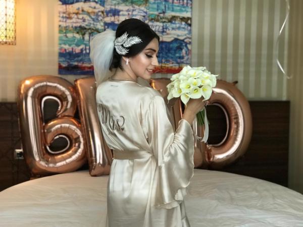 Volanlı Bride Sabahlık