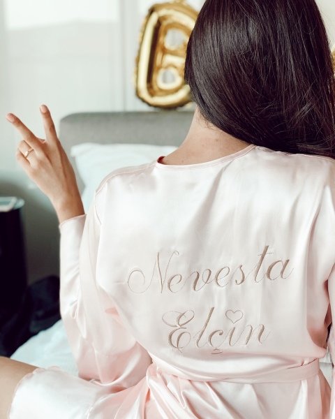 Mürdüm Nedime Sabahlığı Geniş Beden - Prenses Font