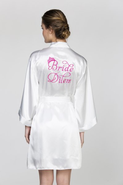 Vizon Bride Sabahlık Geniş Beden - Kuyruklu Font