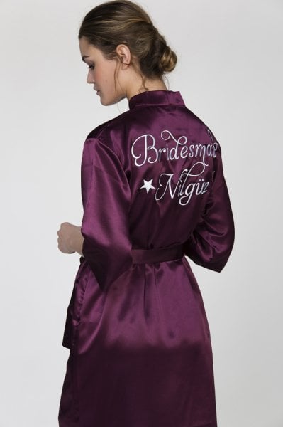 Bride Gelin Sabahlığı Standart Beden - Kuyruklu Font