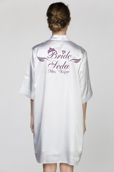 Bride Sabahlık Standart Beden - Prenses Font