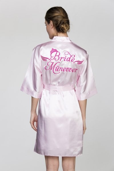 Bridesmaid Lacivert Sabahlık Standart Beden - Kuyruklu Font