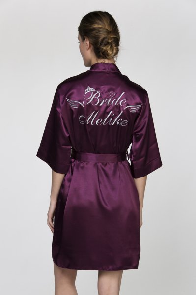 Bride Sabahlığı Standart Beden - Prenses Font