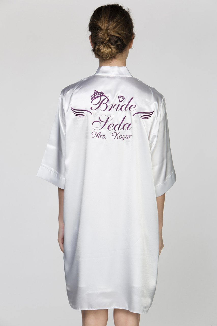 Bride Sabahlığı Standart Beden - Prenses Font
